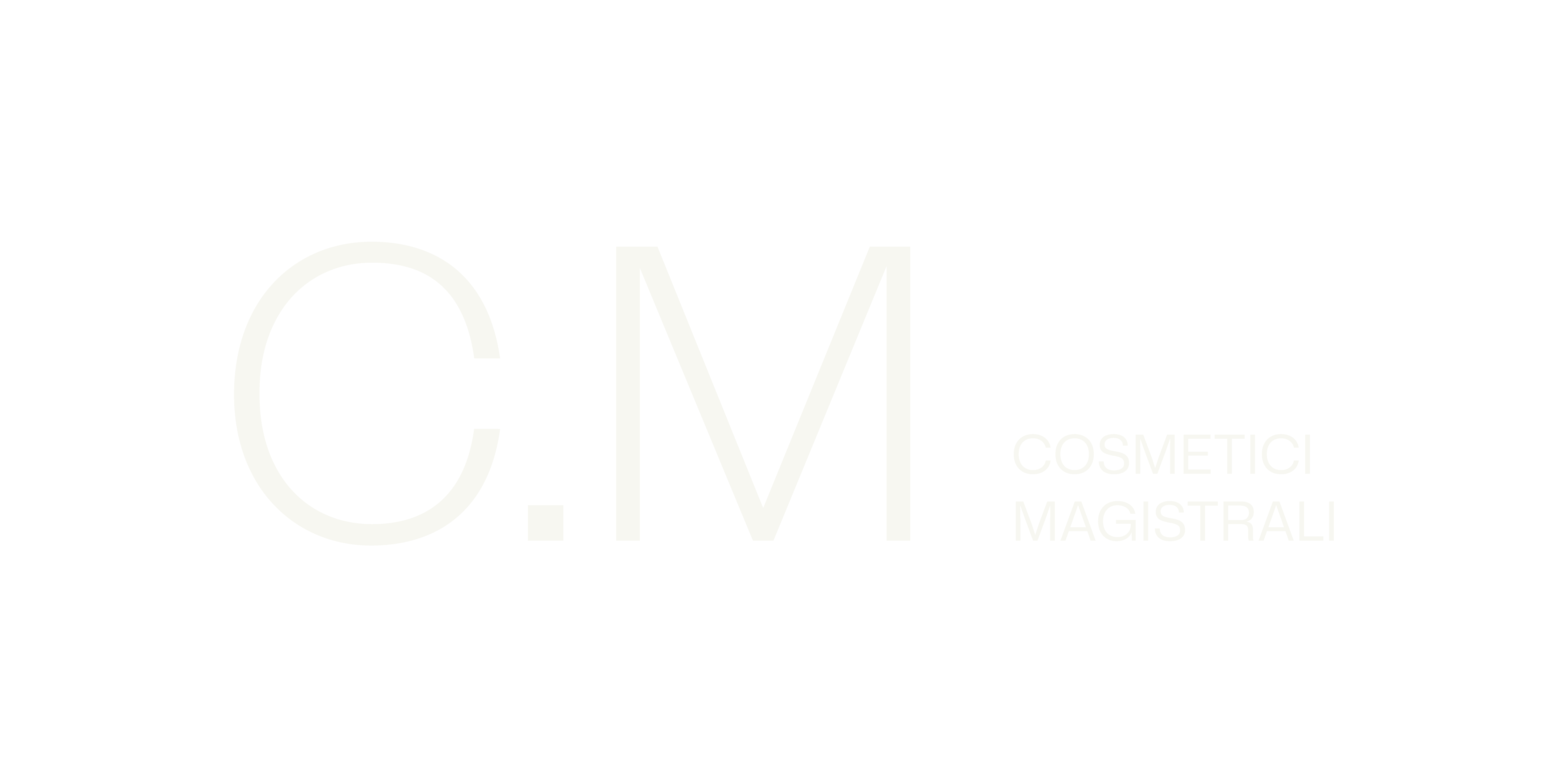 Logo bianco Cosmetici Magistrali