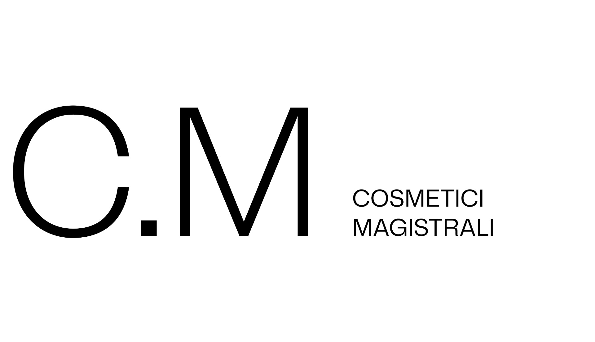 Logo con sfondo bianco Cosmetici Magistrali